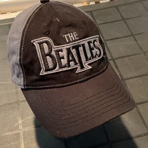 The Beatles Black gray Cap Velcro back patch Abbey Road